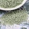 MIYUKI Delica Beads, Cylinder, Japanese Seed Beads, 11/0, (DB1765) Sparkling Celery Lined Opal AB, 1.3x1.6mm, Hole: 0.8mm, about 20000pcs/bag, 100g/bag