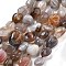 Natural Botswana Agate Beads Strands, Tumbled Stone, Nuggets, 8~10x8~9x5.5~6mm, Hole: 0.5mm, about 43pcs/strand, 15.55 inch(39.5cm)