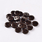 2-Hole Flat Round Resin Sewing Buttons for Costume Design, Coconut Brown, 15x2mm, Hole: 1mm