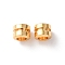 Brass Beads, Column, Rack Plating, Long-Lasting Plated, Cadmium Free & Lead Free, Real 24K Gold Plated, 5x4mm, Hole: 3mm