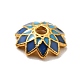 Многолепестковые колпачки из эмали из сплава FIND-G029-05G-02-3