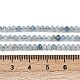 Природные Аквамарин бисер нитей&nbsp;G-L587-B02-01-A-3