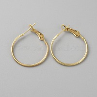 Латунная фурнитура для хооп серег&nbsp;FIND-WH0110-742A-G