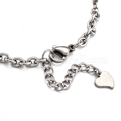 Браслеты из нержавеющей стали 201&nbsp;LS-STAS-F025-11