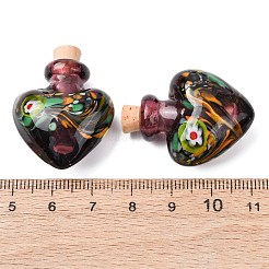 Подвески ручной работы бусины бутылки духов&nbsp;LAMP-H072-02