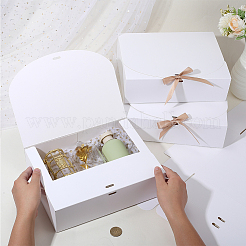 Складные бумажные подарочные коробки с лентой&nbsp;CON-WH20001-11D-01