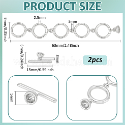 2шт латунные застежки&nbsp;KK-BC0014-78P