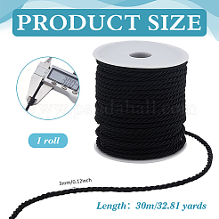 1 рулон 30 м 3-слойный полиэфирный витой шнур&nbsp;OCOR-PH0007-19E