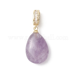 Подвески из натурального аметиста&nbsp;PALLOY-JF04935