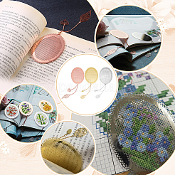 6 шт. 3-х цветные латунные закладки AJEW-PH0012-51