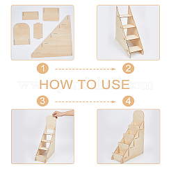 Деревянные стойки дисплея&nbsp;ODIS-WH0030-180