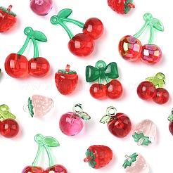 20шт прозрачные акриловые подвески&nbsp;OACR-FS0002-11