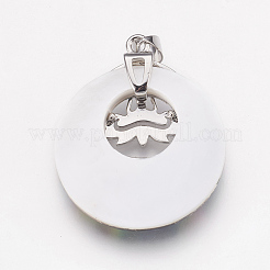 Природные пауа оболочки подвески&nbsp;KK-F751-I02