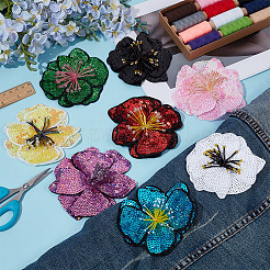 8 шт. 8 стили полиэстеровых нашивок для одежды&nbsp;PATC-BC0001-22