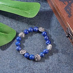 Тибетский стиль сплава цинка бисером&nbsp;TIBEB-PH0004-67AS