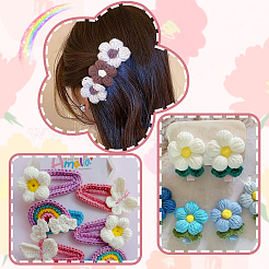 48 шт. 12-х цветные аксессуары для вязания украшений из хлопка ручной работы&nbsp;DIY-SC0031-61