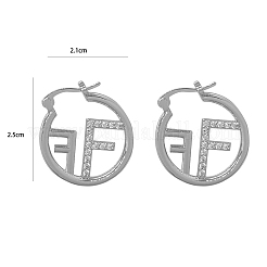 Кольцо с узором в виде буквы F&nbsp;FS-WG18965-02