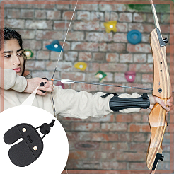 4 шт. 2 стиля перчаток из кожи для стрельбы из лука с защитой кончика перчаток&nbsp;AJEW-NB0006-34