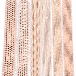 Стеклянные бусины с гальваническим покрытием &nbsp;LS-EGLA-A044-P4mm-A05