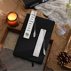 2 шт. 2 закладки из нержавеющей стали 201 AJEW-CP0004-80A