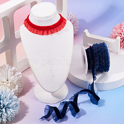 5 ярд эластичной бархатной органзовой ленты&nbsp;SRIB-TA0001-28D