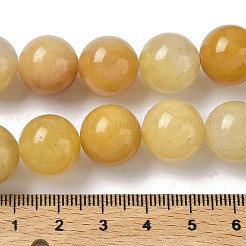 Природный Топаз нефрита бисер нитей&nbsp;G-F818-A02-14mm-02