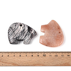 Натуральный смешанный камень большие подвески&nbsp;G-T144-08A