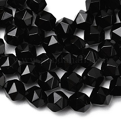 Бусины из натурального черного оникса&nbsp;G-Z119-A04-01