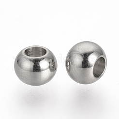 Разделительные бусины из нержавеющей стали 201&nbsp;X-STAS-R071-36