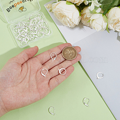 60 шт. 3 стиля фурнитуры для сережек с застежкой-молнией из нержавеющей стали 304&nbsp;STAS-BBC0008-30B