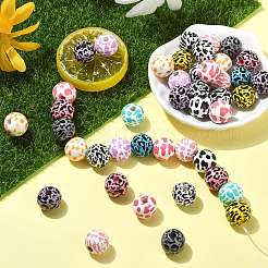 100шт деревянные европейские бусины&nbsp;WOOD-CJ0002-35