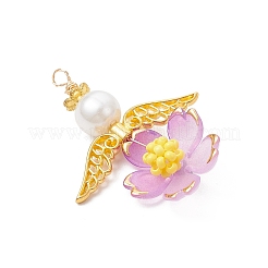 Подвески-ангелы из стеклянного бисера ручной работы&nbsp;PALLOY-MZ00764-03