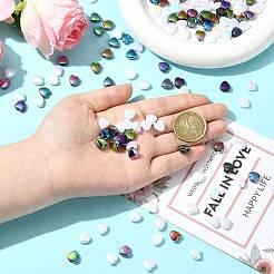 200 шт. 2-х цветные бусины из АБС-пластика KY-FS0001-42C