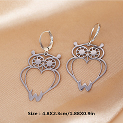 201 серьги из нержавеющей стали с застежкой-молнией&nbsp;FS-WG891C3-01