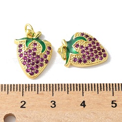 Латунные микро проложить кубического циркония подвески&nbsp;KK-A252-30G