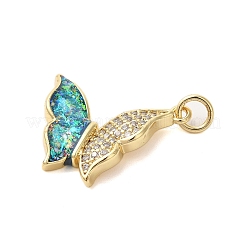Латунные микро проложить кубического циркония подвески&nbsp;KK-K385-129G