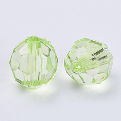 Прозрачные акриловые бусины&nbsp;TACR-Q257-10mm-V32