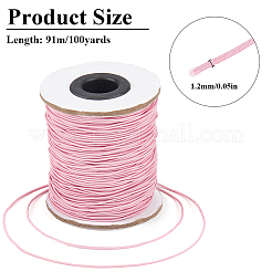 Упругие круглые Бисероплетение шнуры нейлоновые нити&nbsp;NWIR-SP0001-01D