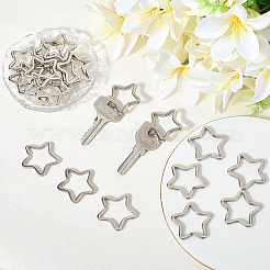 30 шт. разъемные кольца из цинкового сплава&nbsp;FIND-SP0004-17