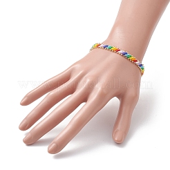 Браслет из стеклянных семян&nbsp;BJEW-MZ00058