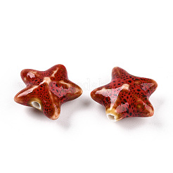 Фарфоровые бусины ручной работы&nbsp;PORC-N008-09B