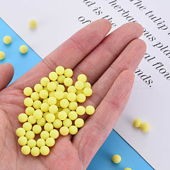 Непрозрачные акриловые бусины&nbsp;PAB702Y-B01-01