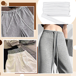 10 м плоский эластичный полиэстеровый шнур с завязкой внутри&nbsp;EW-BC0001-09