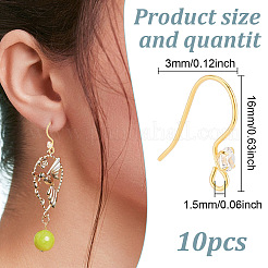 10 шт. 925 серьги из стерлингового серебра с прозрачным кубическим цирконием&nbsp;FIND-GO0002-58