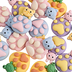 Кабошоны из непрозрачной смолы в 40 стилях&nbsp;RESI-CJ0002-25