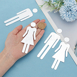 Акриловые наклейки для унитаза&nbsp;DIY-WH0569-66A-01