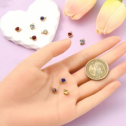 10 шт. 2 стиля подвески из нержавеющей стали 304 со стразами&nbsp;STAS-YW0002-94