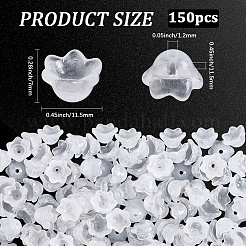 150 шт. прозрачные стеклянные колпачки&nbsp;GLAA-SC0002-76