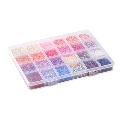 6408шт 24 стиля 8/0 стеклянных бисера&nbsp;SEED-FS0001-13