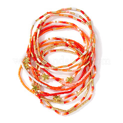 10 шт. набор эластичных браслетов из стеклянного бисера&nbsp;LV7634-1